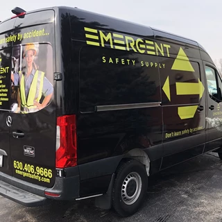 Full Vehicle Wrap for Emergent Supply Services - Image360 South Elgin
