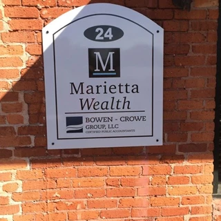 Wall Sign for Marietta Wealth Marietta GA